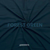 Plain Georgette - Forest Green #40